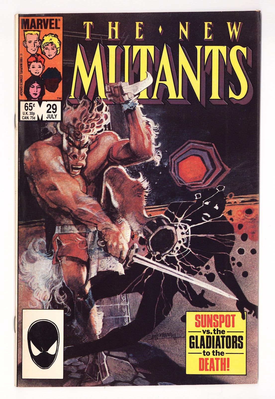 The New Mutants Vol 1 29 Mid Grade (1985) Direct 