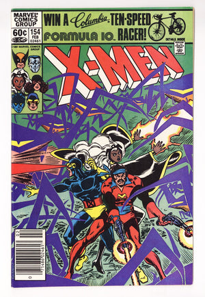 The Uncanny X-Men Vol 1 154  VF- (7.5)   (1982)   Newsstand