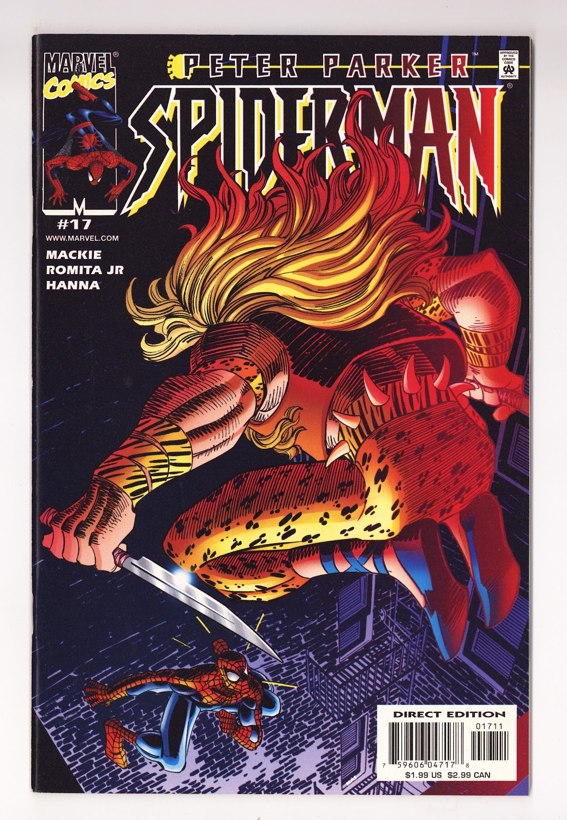 Peter Parker: Spider-Man 17 High Grade (2000) Direct Edition 