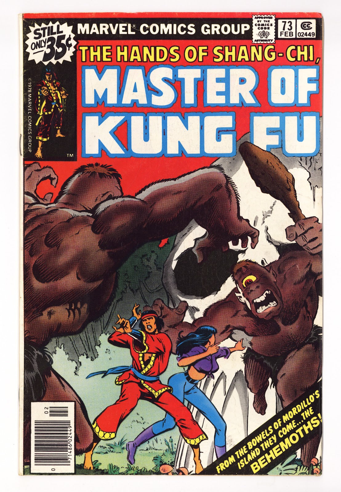 Master of Kung Fu Vol 1 73  Low Grade   (1979)   Regular  
