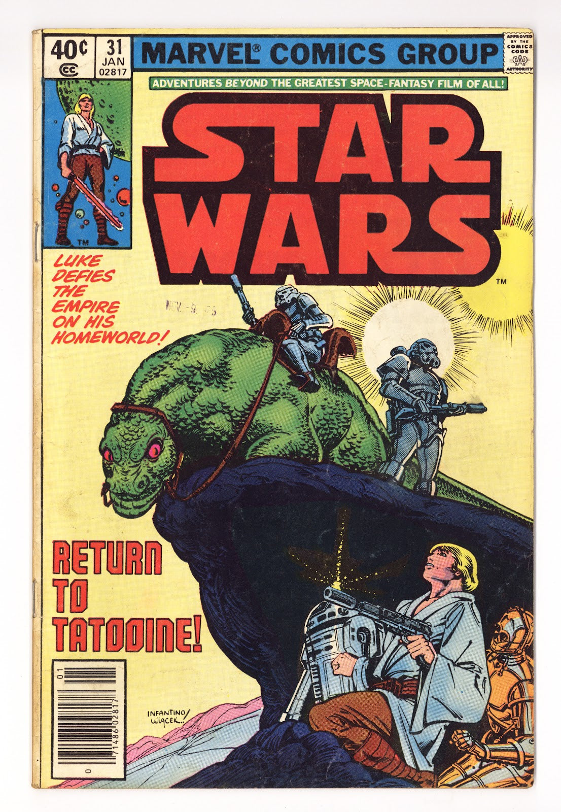Star Wars Vol 1 31  Low Grade   (1980)   Newsstand