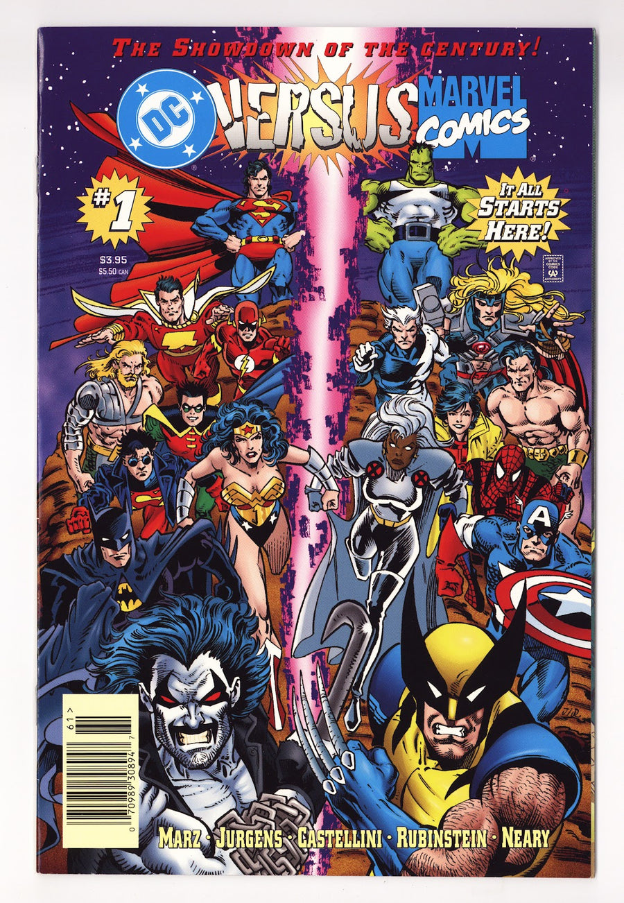 DC versus Marvel / Marvel versus DC   1  VF (8.0)   (1996)   Newsstand