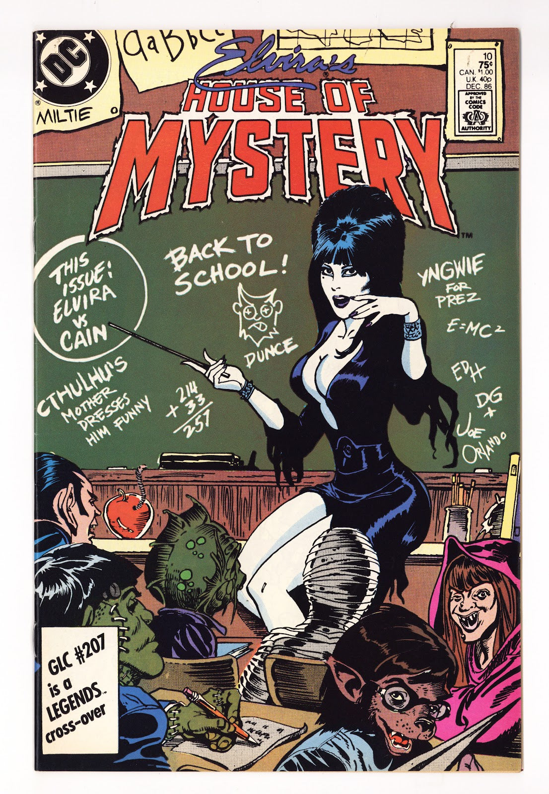 Elvira's House of Mystery   10  VF+ (8.5)   (1986)     