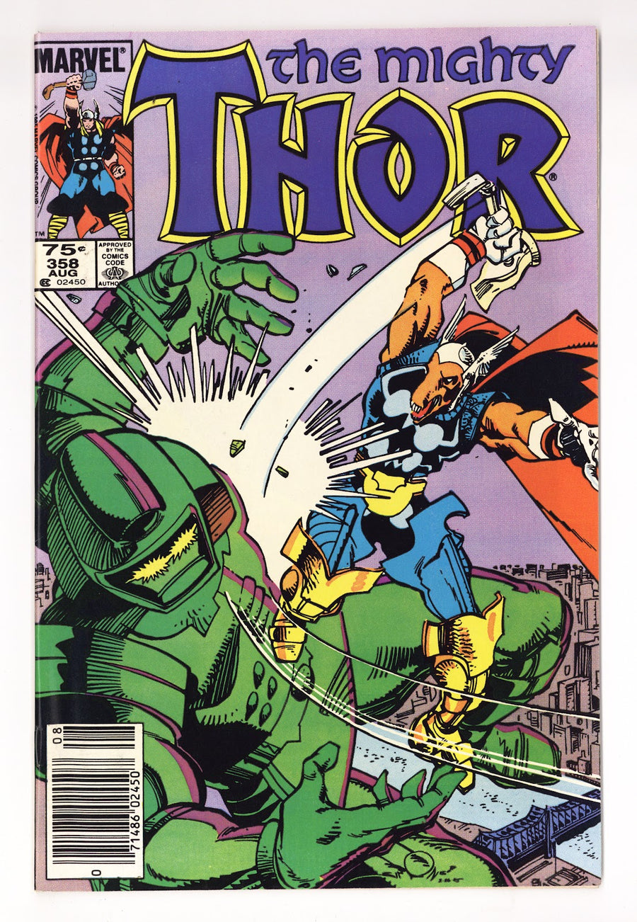 Thor Vol 1 358  Mid Grade   (1985)   Canadian Price Variant