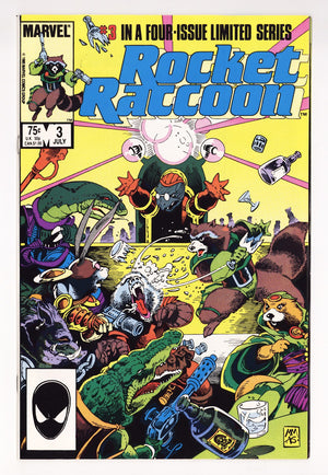 Rocket Raccoon Vol 1 3 VF/NM (9.0) (1985)