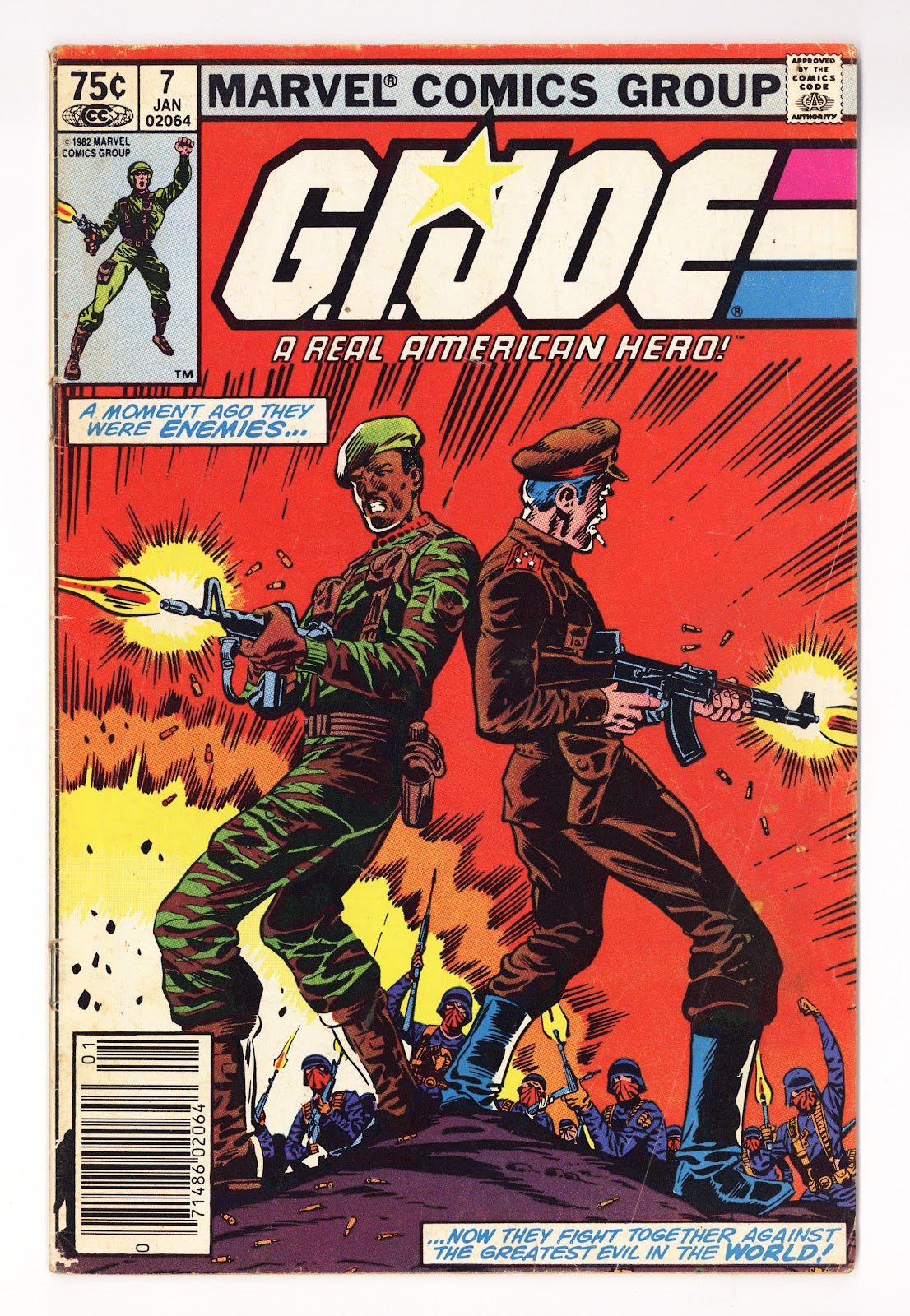 G.I. Joe, A Real American Hero Vol 1 7  Very Low Grade   (1983)   Canadian  