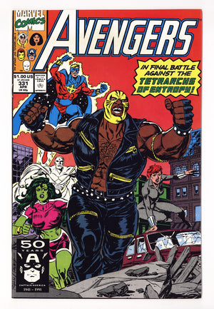 The Avengers Vol 1 331 High Grade (1991)