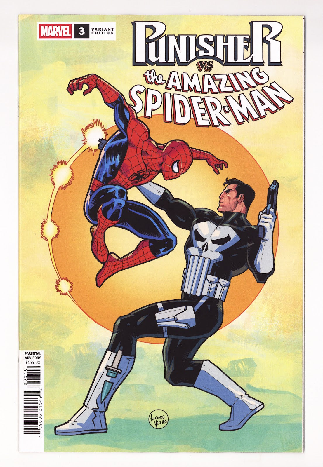 Punisher Vs. Spider-Man  3 Vecchio  Incentive NM- (9.2) NM- (9.2) (2026)