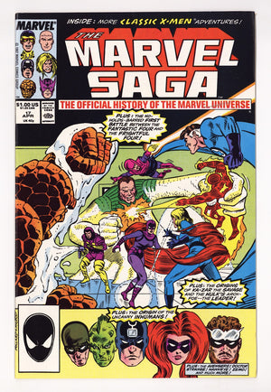 The Marvel Saga the Official History of the Marvel Universe 17 High Grade (1987) Direct