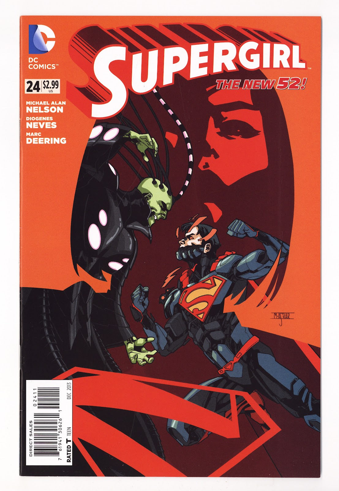 Supergirl Vol 6 24  High Grade   (2013)   Direct Sales  