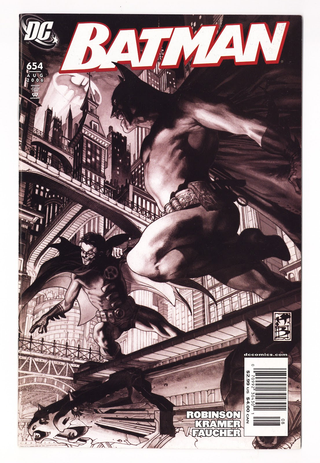 Batman Vol 1 654  VF (8.0)   (2006)   Newsstand  