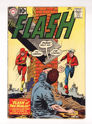 The Flash Vol 1 123 GD (2.0) Cover Detached (1961)
