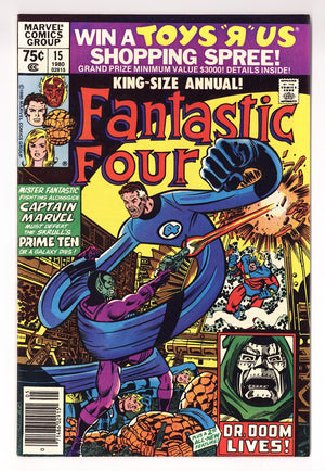 Fantastic Four Annual Vol 1 15 High Grade (1980) Newsstand