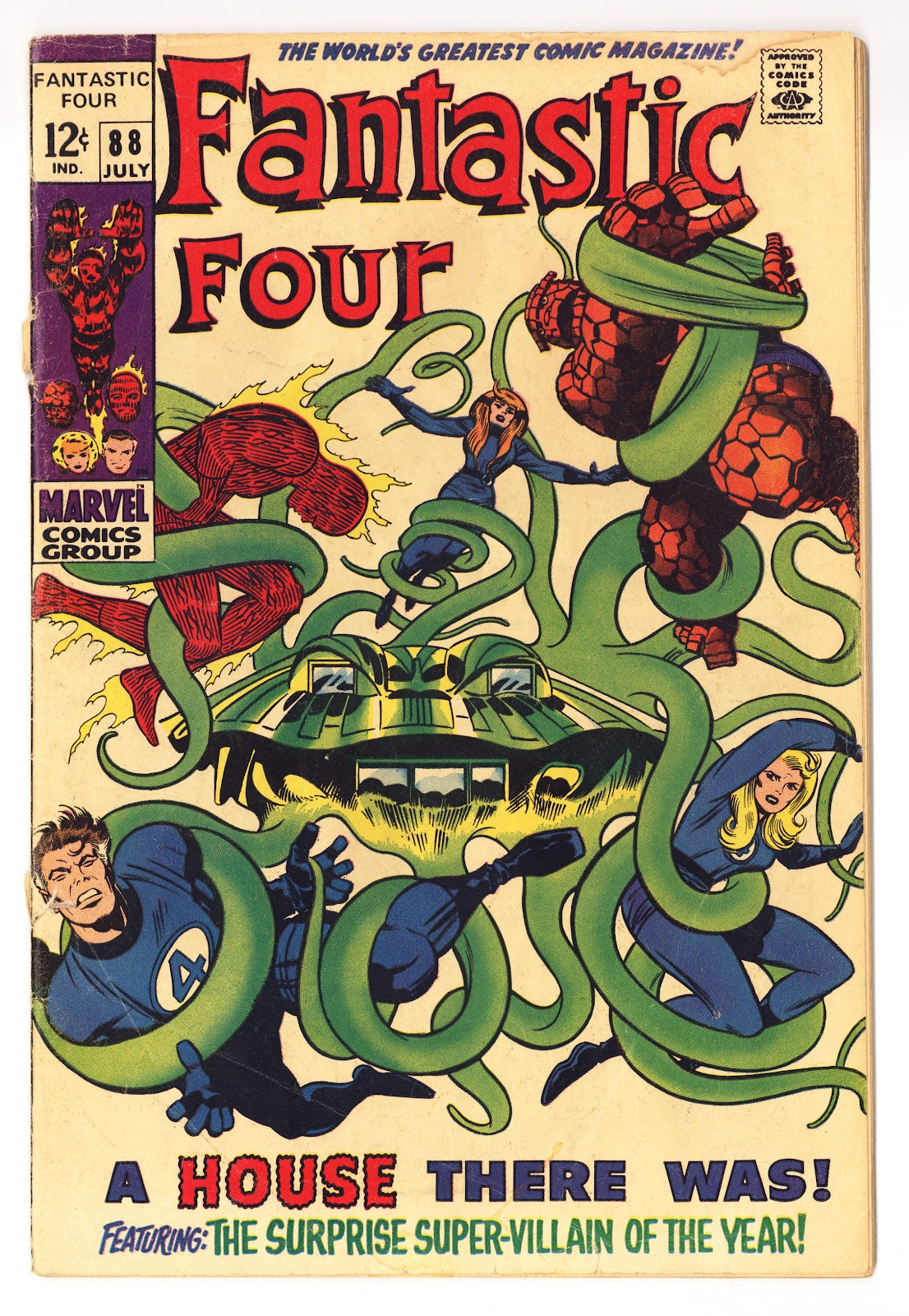 Fantastic Four Vol 1 88  GD (2.0) Cover Detached  (1969)