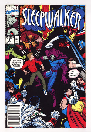 Sleepwalker 3 High Grade (1991) Newsstand