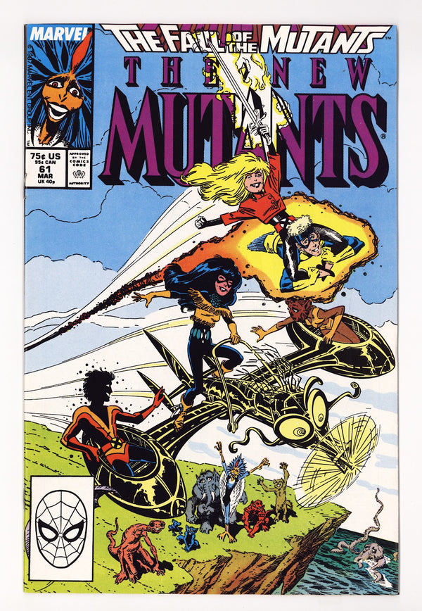 The New Mutants Vol 1 61 High Grade (1988) Direct