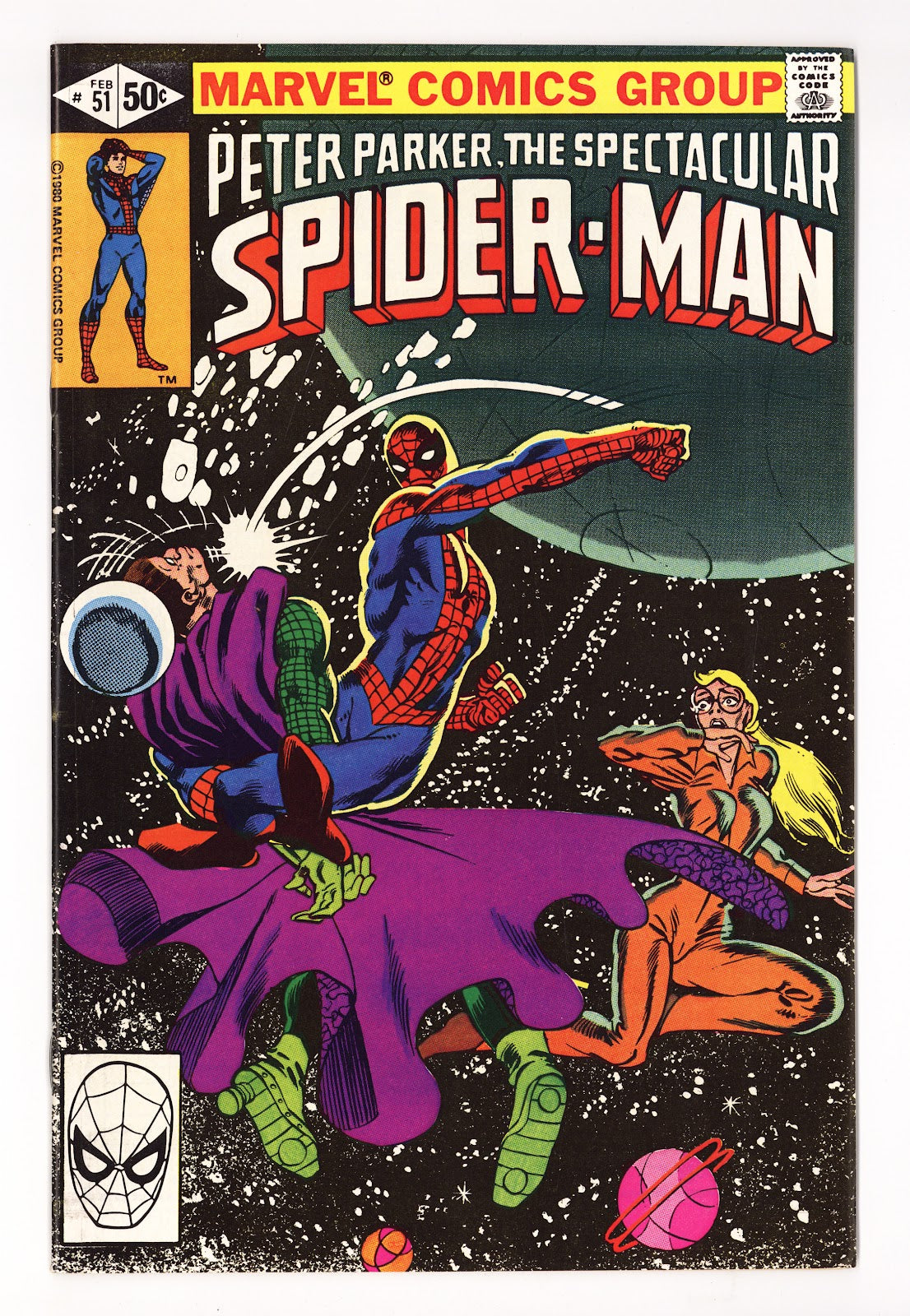 The Spectacular Spider-Man Vol 1 51  High Grade   (1981)     