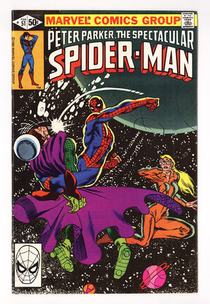 The Spectacular Spider-Man Vol 1 51  High Grade   (1981)