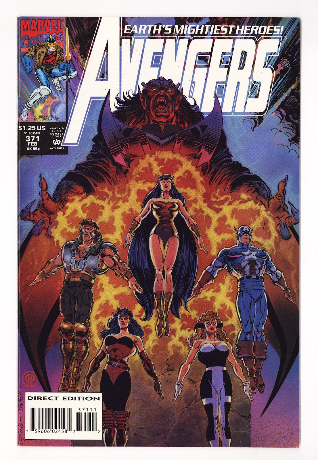 The Avengers Vol 1 371 High Grade (1994) 
