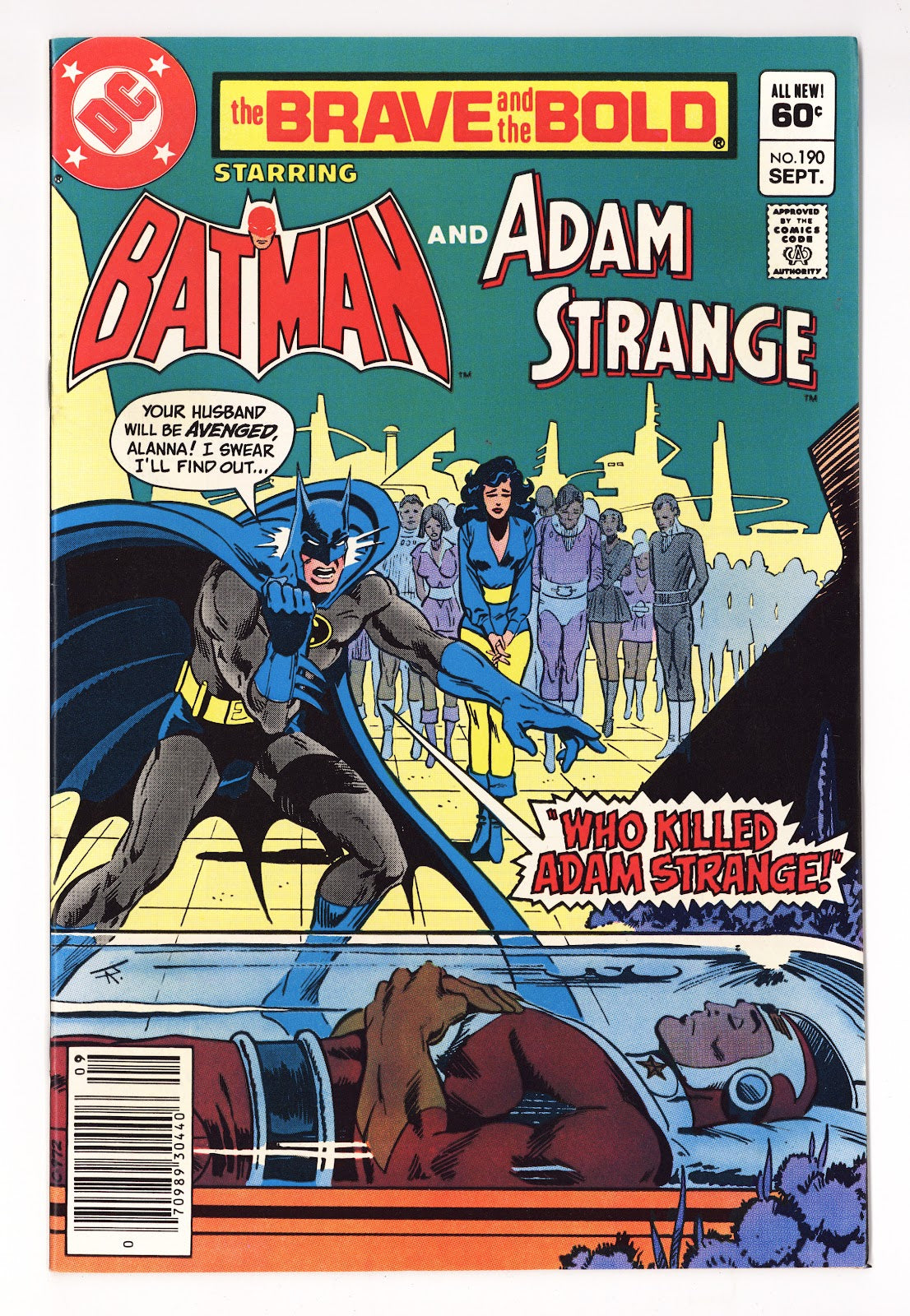 The Brave and the Bold Vol 1 190 High Grade (1982) Newsstand 