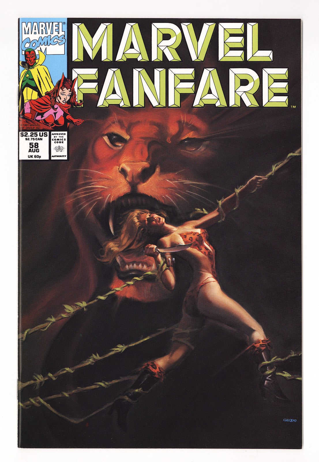 Marvel Fanfare Vol 1 58 NM- (9.2) (1991) 