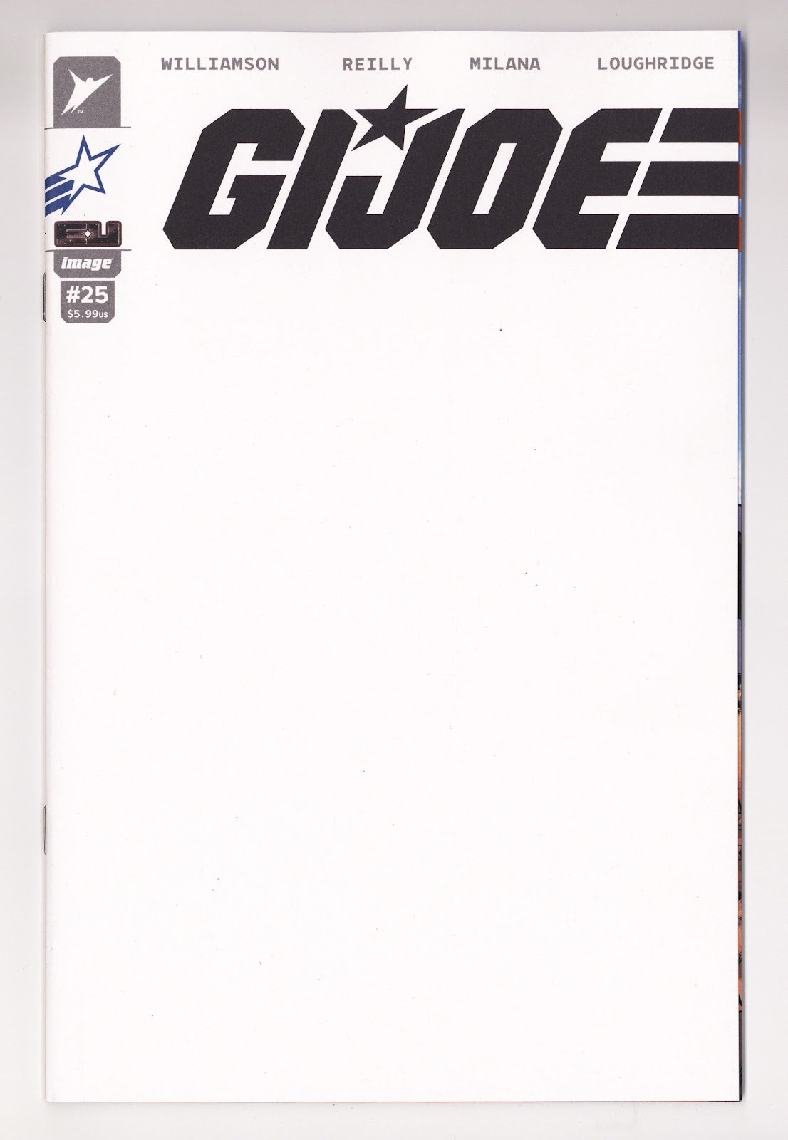 G.I. Joe 25 Sketch Blank Variant (2026)