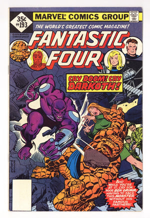 Fantastic Four Vol 1 193 Low Grade (1978) Whitman