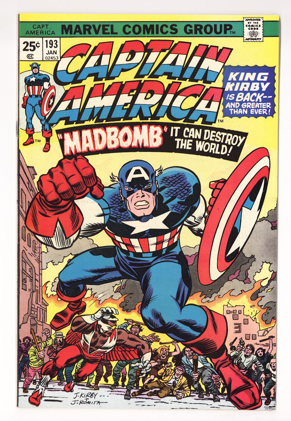 Captain America Vol 1 193  VF (8.0)   (1976)