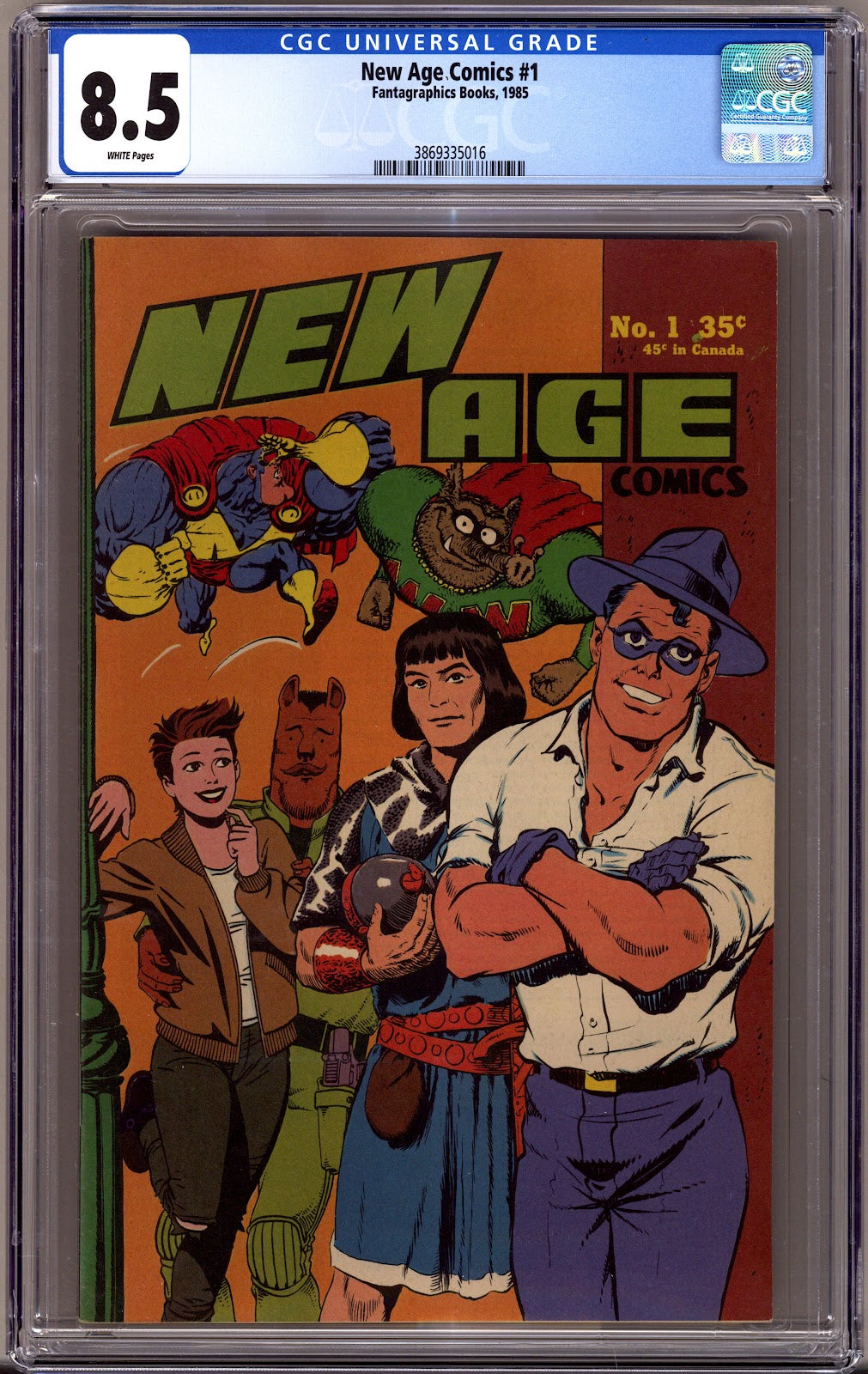 New Age Comics   [nn] CGC 8.5 (VF+)   (1985)