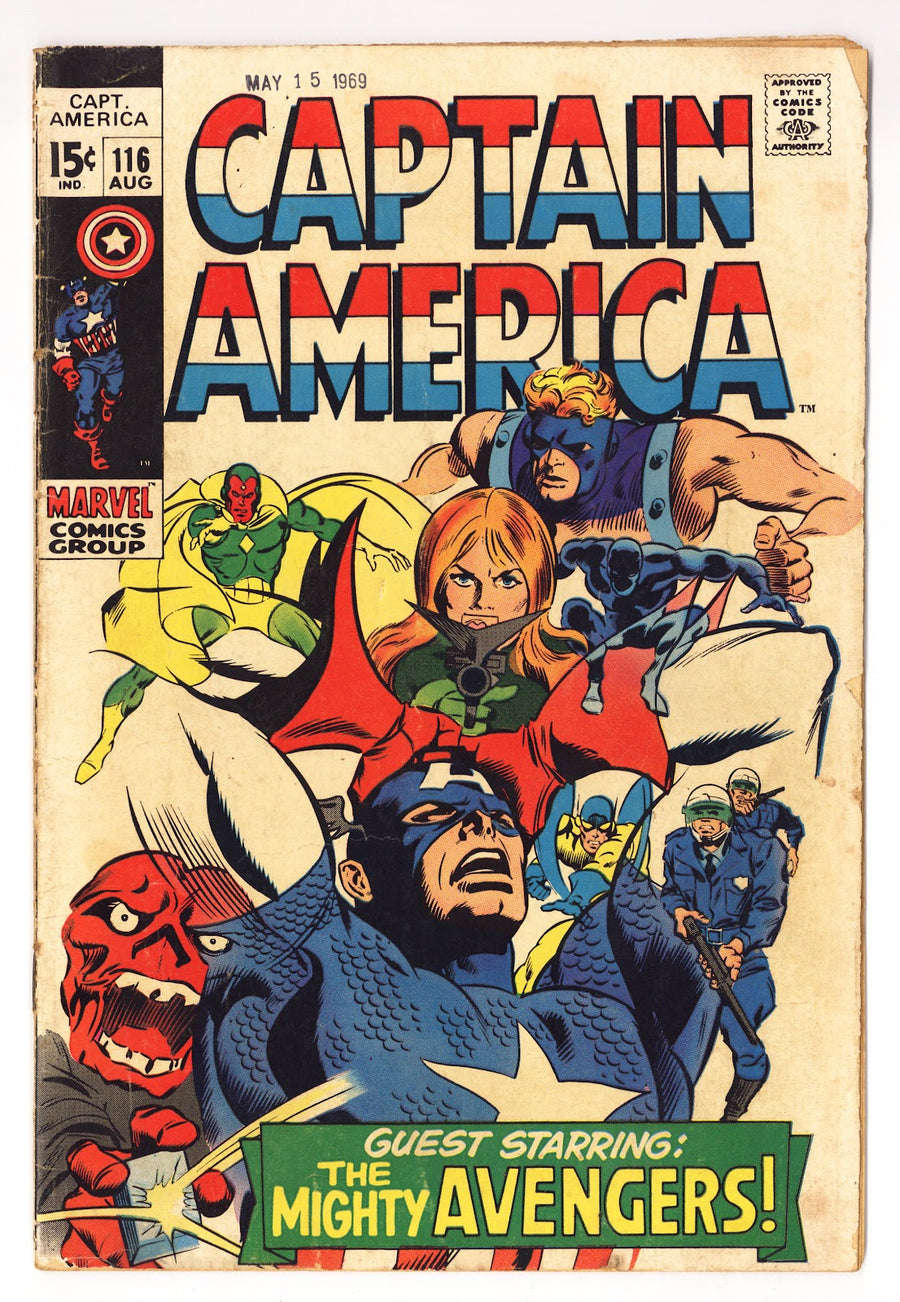 Captain America Vol 1 116  VG- (3.5)   (1969)