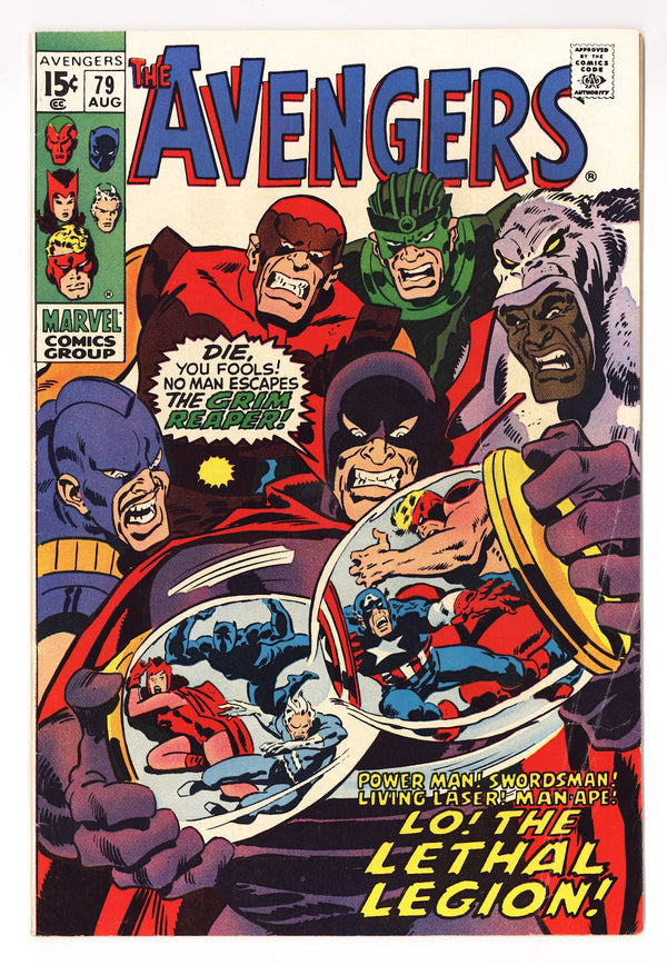 The Avengers Vol 1 79 VG (4.0) (1970)
