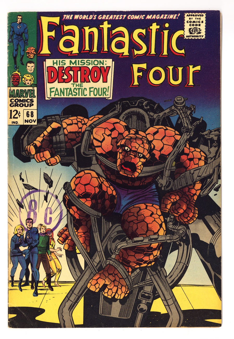 Fantastic Four Vol 1 68  FN- (5.5)   (1967)
