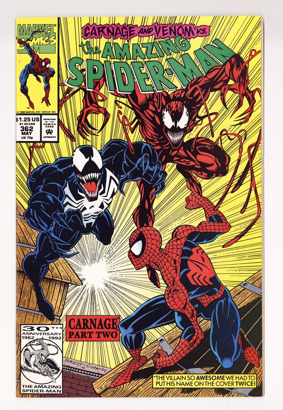 The Amazing Spider-Man Vol 1 362 VF/NM (9.0) (1992) 