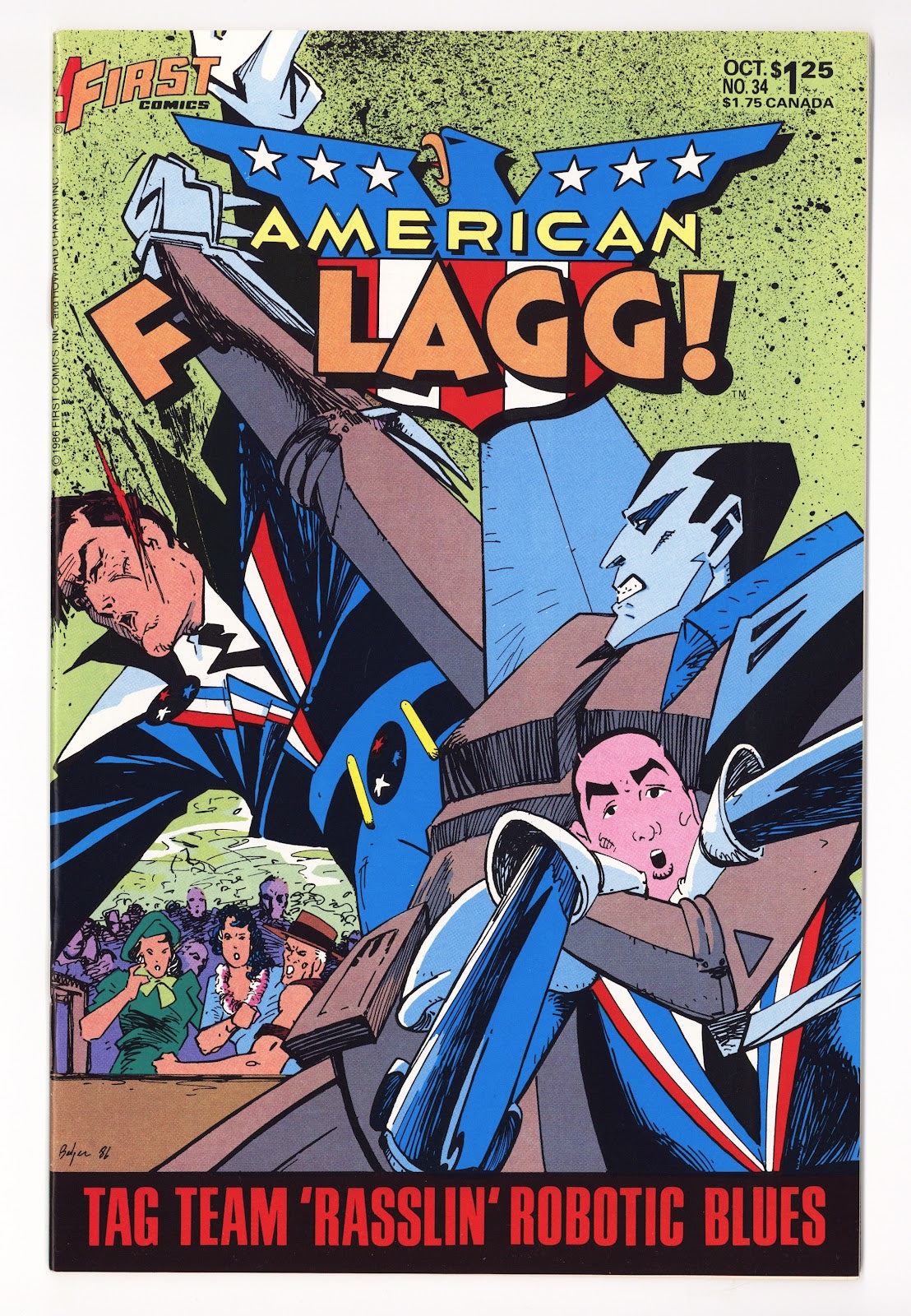American Flagg! Vol 1 34 High Grade (1986) 