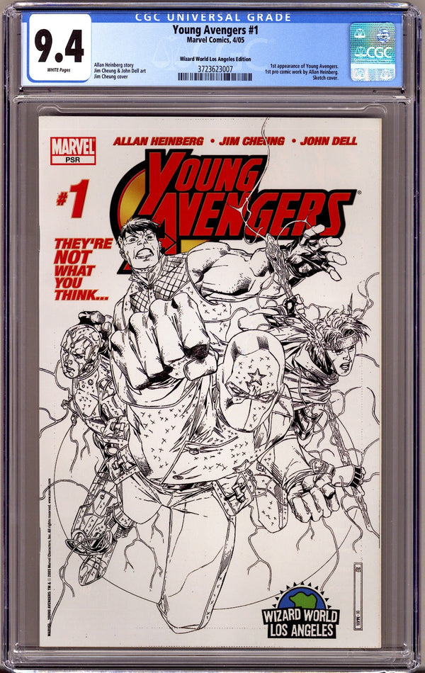 Young Avengers Vol 1 1 CGC 9.4 (NM) (2005) Cheung Wizard World Exclusive Variant