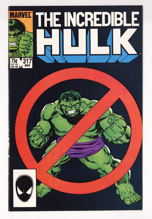 The Incredible Hulk Vol 1 317  High Grade   (1986)