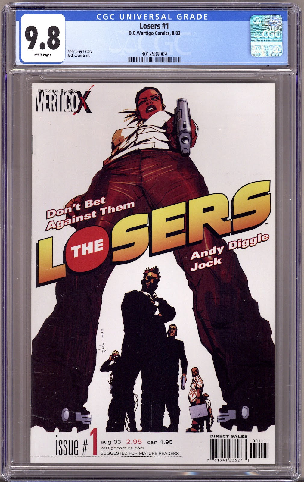 The Losers 1 CGC 9.8 (NM/M) (2003) 