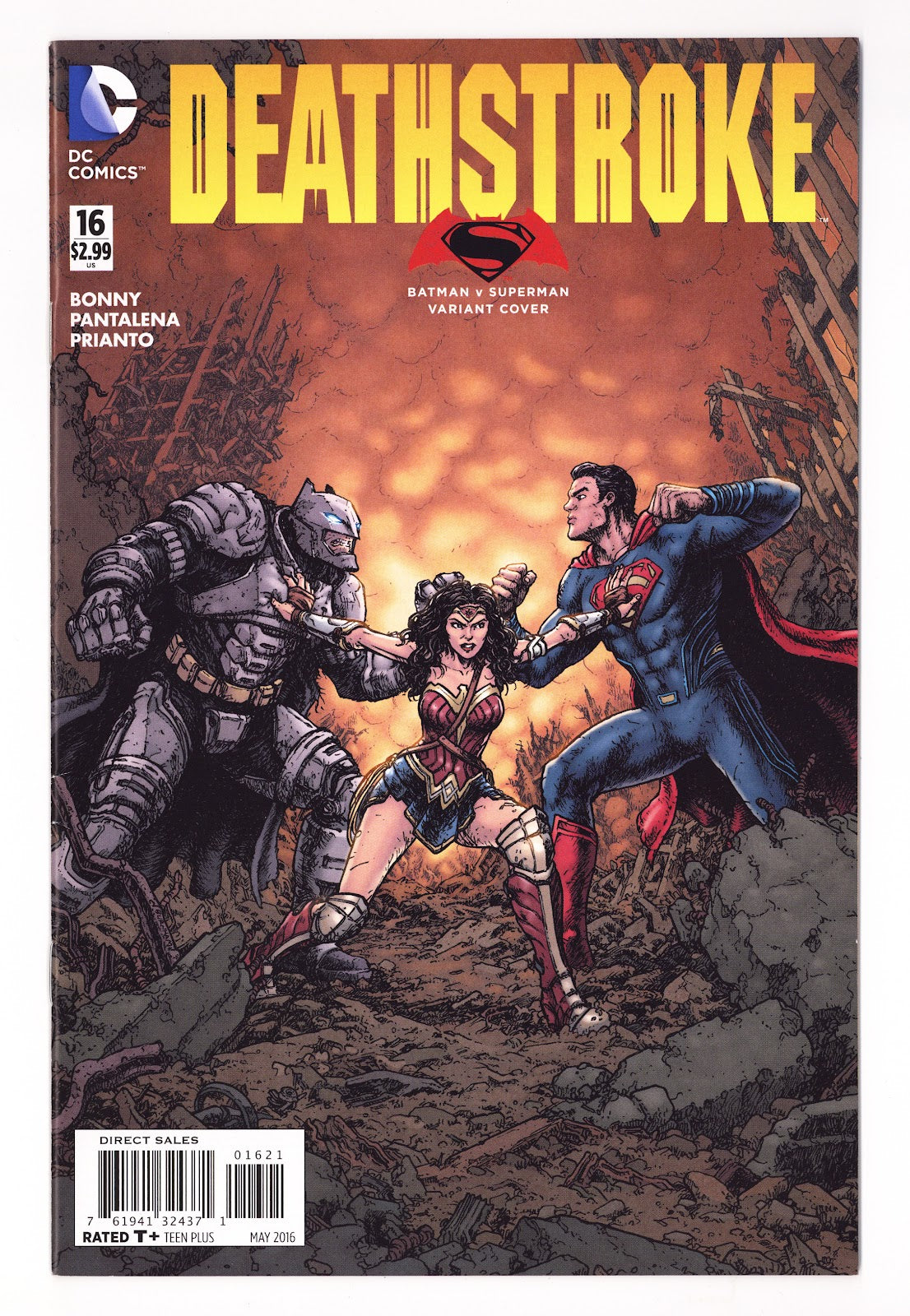 Deathstroke Vol 3 16 Mid Grade (2016) Burnham Variant 