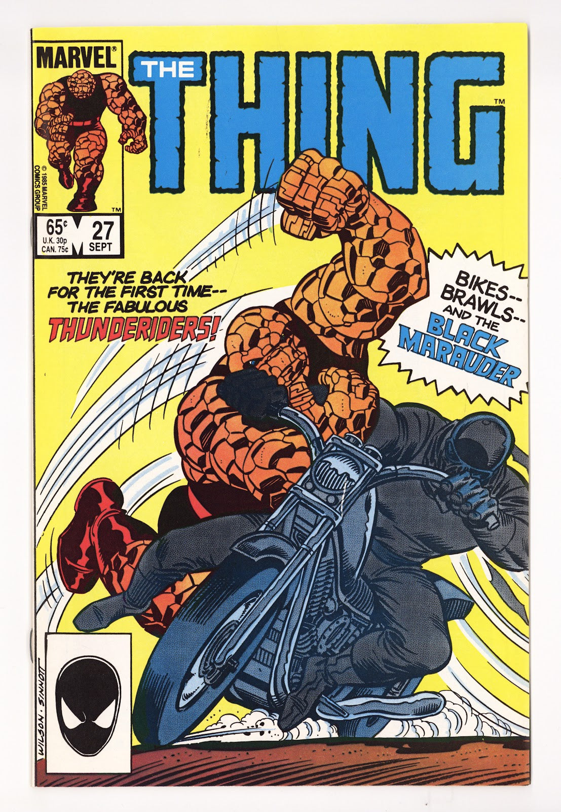 The Thing Vol 1 27 High Grade (1985) Direct 