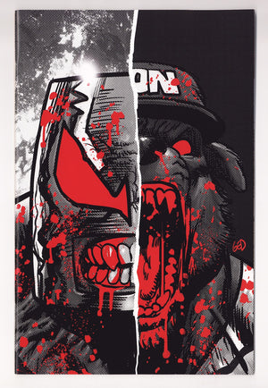 Super Mondo Mega Mutts #4 VF/NM (9.0) (2026) Bloody B&W Incentive Variant
