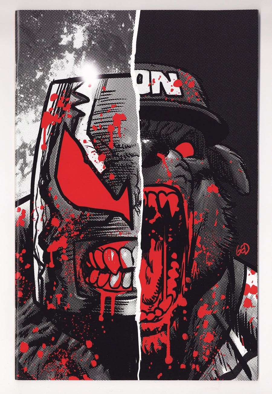 Super Mondo Mega Mutts #4 VF/NM (9.0) (2026) Bloody B&W Incentive Variant