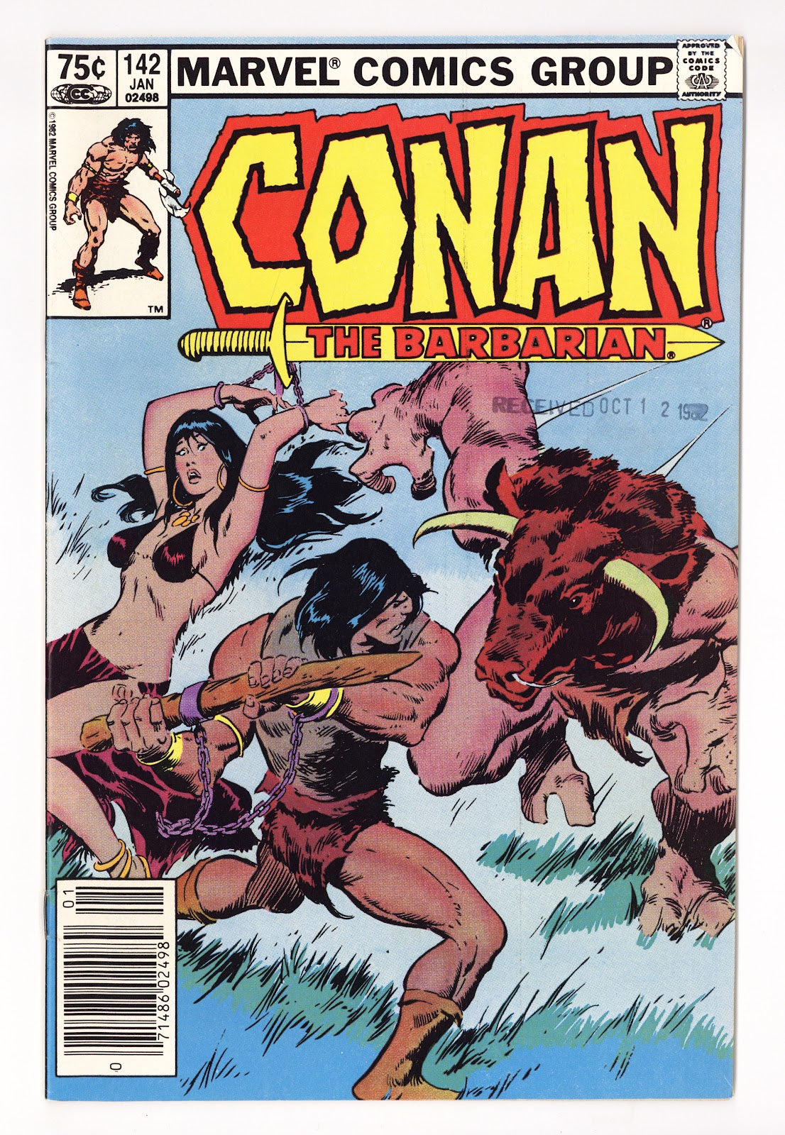 Conan the Barbarian Vol 1 142  Mid Grade   (1983)   Canadian Price Variant  