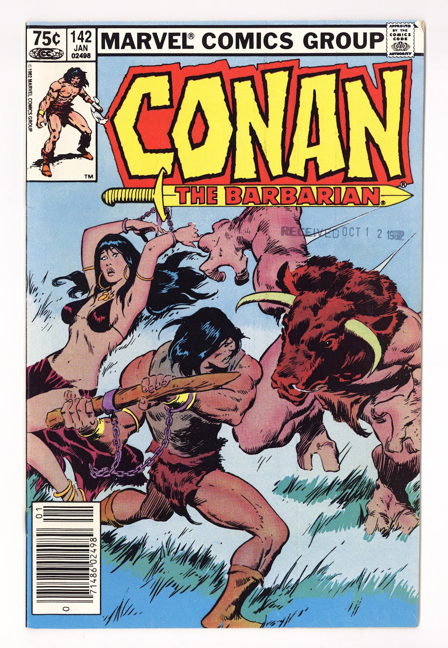 Conan the Barbarian Vol 1 142  Mid Grade   (1983)   Canadian Price Variant  