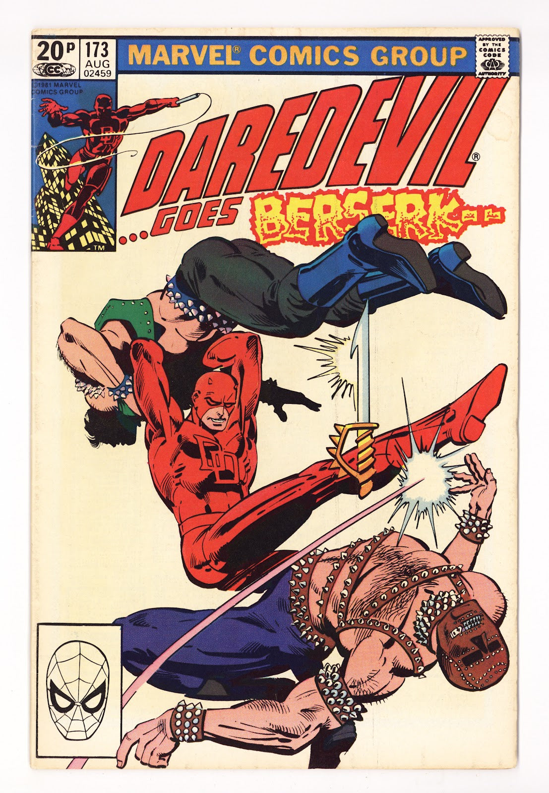 Daredevil Vol 1 173  Mid Grade   (1981)   British  