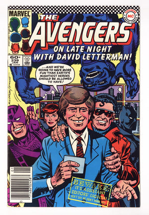 The Avengers Vol 1 239 High Grade (1984) Newsstand