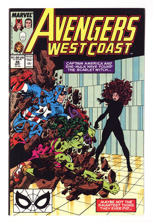 Avengers West Coast Vol 2 48  High Grade   (1989)   Direct