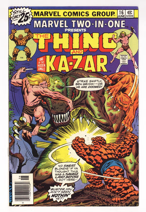 Marvel Two-in-One Vol 1 16  Mid Grade   (1976)