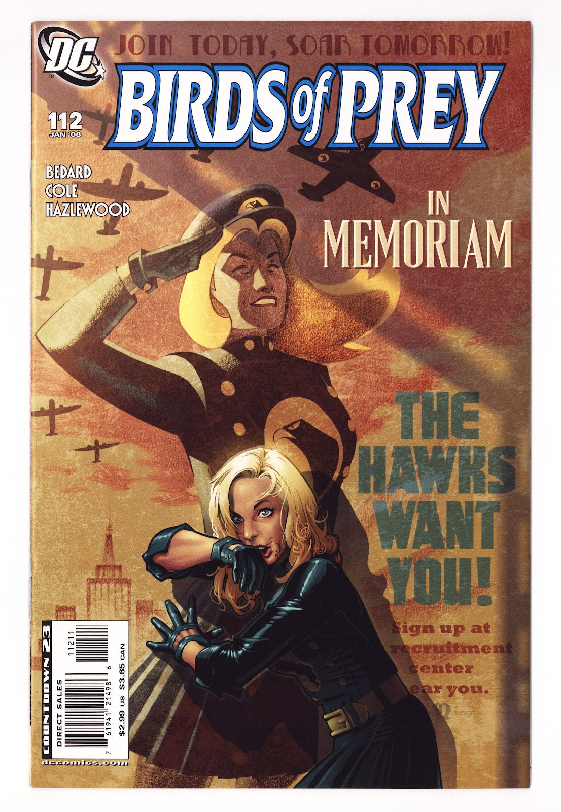 Birds of Prey Vol 1 112 Mid Grade (2008) 