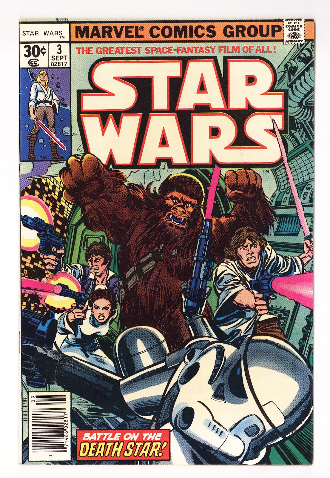 Star Wars Vol 1 3  VF (8.0)   (1977)   30¢  