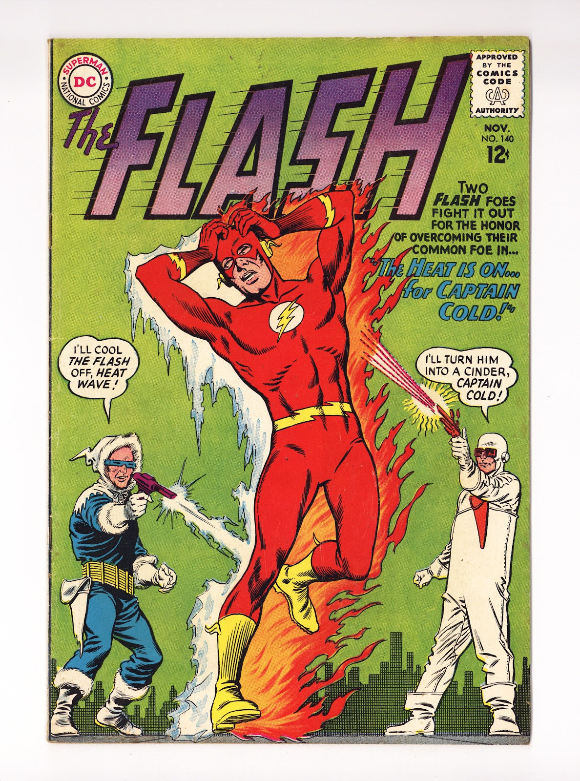 The Flash Vol 1 140  FN- (5.5)   (1963)     